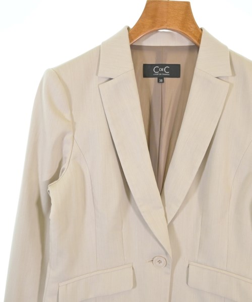 COUP DE CHANCE（クードシャンス）テーラードジャケット 白 サイズ:38(M位) レディース/2200674191020