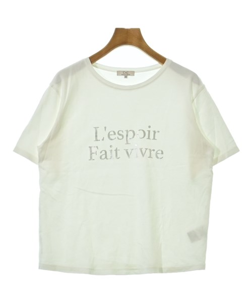 COUP DE CHANCE（クードシャンス）Tシャツ・カットソー 白 サイズ:38(M位) レディース/2200692646175