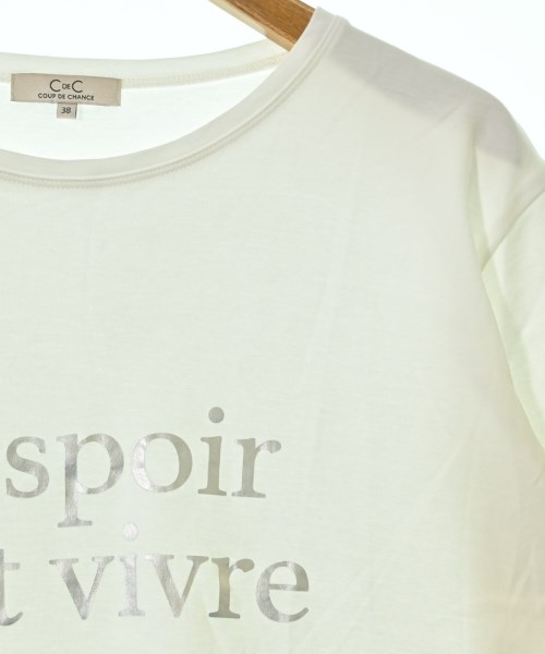 COUP DE CHANCE（クードシャンス）Tシャツ・カットソー 白 サイズ:38(M位) レディース/2200692646175