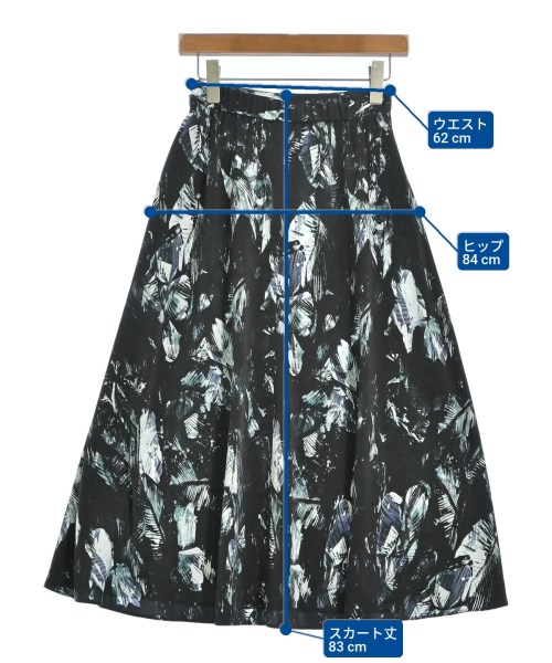 COUP DE CHANCE（クードシャンス）ロング・マキシ丈スカート 黒 サイズ:36(S位) レディース/2200696286049