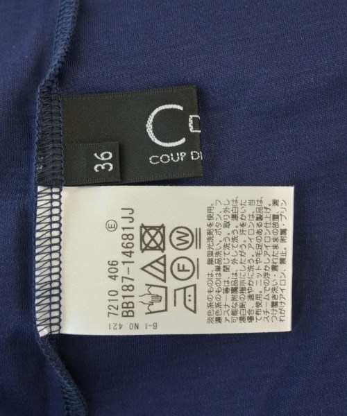 COUP DE CHANCE（クードシャンス）Tシャツ・カットソー 紺 サイズ:36(S位) レディース/2200697109231