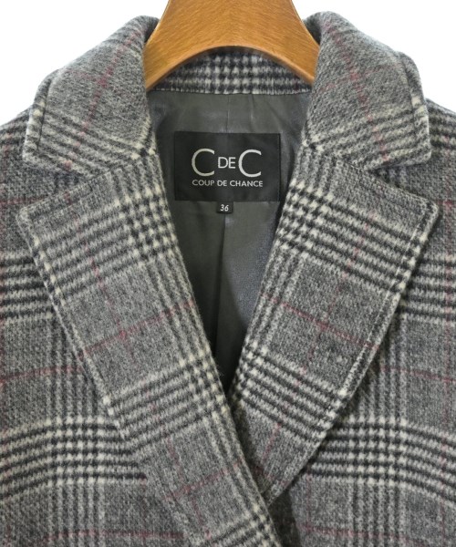 COUP DE CHANCE（クードシャンス）チェスターコート グレー サイズ:36(S位) レディース/2200645168150