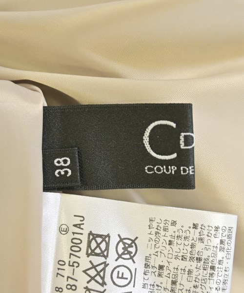 COUP DE CHANCE（クードシャンス）ワンピース ベージュ サイズ:38(M位) レディース/2200646406527