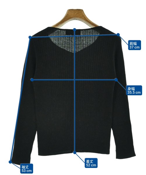 COUP DE CHANCE（クードシャンス）ニット・セーター 黒 サイズ:38(M位) レディース/2200646406640