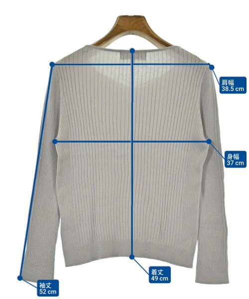 COUP DE CHANCE（クードシャンス）ニット・セーター グレー サイズ:38(M位) レディース/2200646406862