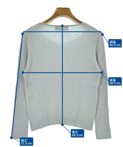 COUP DE CHANCE（クードシャンス）ニット・セーター 青 サイズ:38(M位) レディース/2200646406879