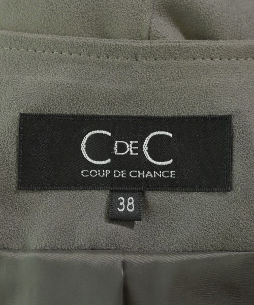 COUP DE CHANCE（クードシャンス）ノーカラージャケット グレー サイズ:38(M位) レディース/2200651745017