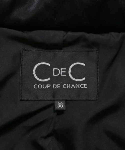 COUP DE CHANCE（クードシャンス）ダウンジャケット/ダウンベスト 黒 サイズ:38(M位) レディース/2200658659010