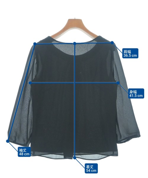 COUP DE CHANCE（クードシャンス）ブラウス 黒 サイズ:38(M位) レディース/2200657520038