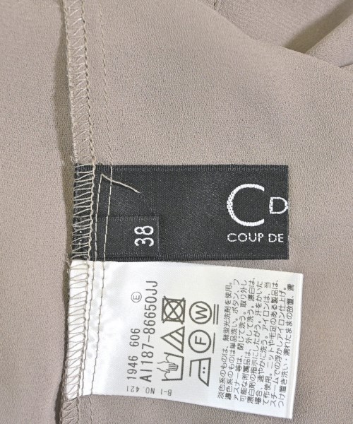 COUP DE CHANCE（クードシャンス）カジュアルシャツ グレー サイズ:38(M位) レディース/2200656793143
