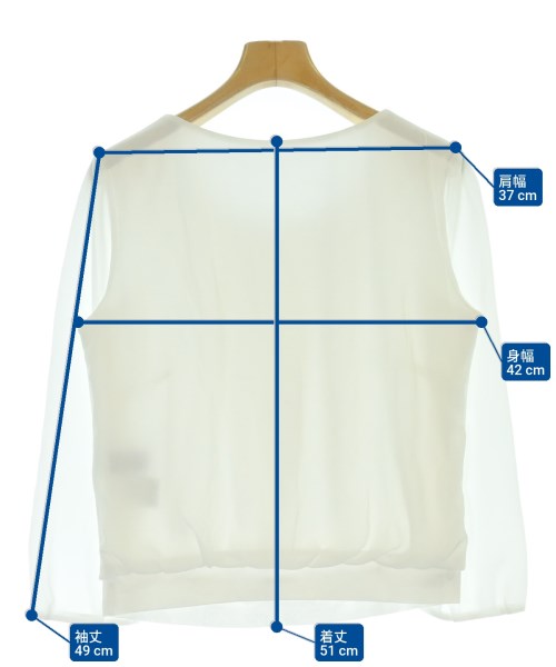 COUP DE CHANCE（クードシャンス）ブラウス 白 サイズ:F レディース/2200658751127