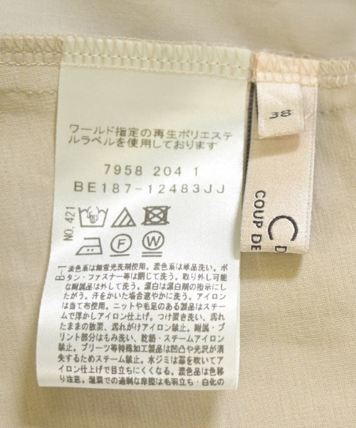 COUP DE CHANCE（クードシャンス）Tシャツ・カットソー ベージュ サイズ:38(M位) レディース/2200711934085