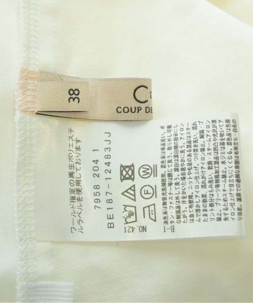 COUP DE CHANCE（クードシャンス）ブラウス 白 サイズ:38(M位) レディース/2200707102030