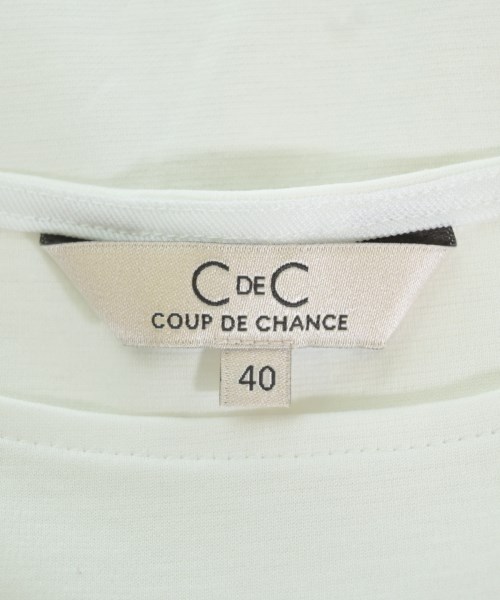 COUP DE CHANCE（クードシャンス）Tシャツ・カットソー 白 サイズ:40(M位) レディース/2200712071185
