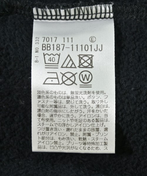 COUP DE CHANCE（クードシャンス）スウェット 黒 サイズ:38(M位) レディース/2200713491142