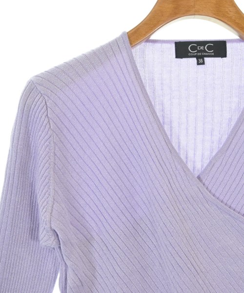COUP DE CHANCE（クードシャンス）ニット・セーター 紫 サイズ:38(M位) レディース/2200636239074