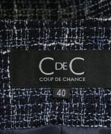 COUP DE CHANCE（クードシャンス）ノーカラージャケット 紺 サイズ:40(M位) レディース/2200638904017