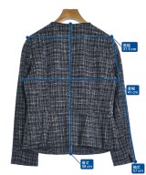 COUP DE CHANCE（クードシャンス）ノーカラージャケット 紺 サイズ:40(M位) レディース/2200638904017