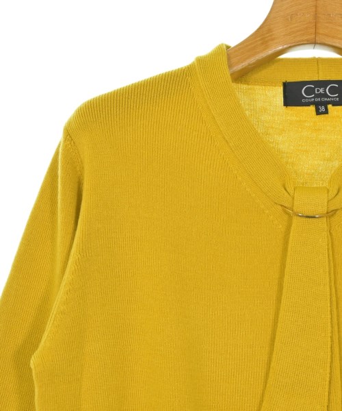 COUP DE CHANCE（クードシャンス）ニット・セーター 黄 サイズ:38(M位) レディース/2200641641060