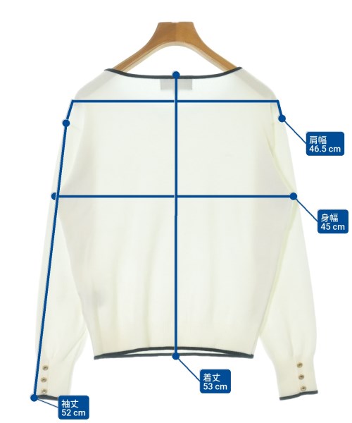 COUP DE CHANCE（クードシャンス）ニット・セーター 白 サイズ:38(M位) レディース/2200652256031