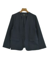 COUP DE CHANCE（クードシャンス）ノーカラージャケット 紺 サイズ:40(M位) レディース/2200691138039