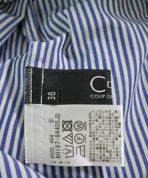 COUP DE CHANCE（クードシャンス）ブラウス 青 サイズ:38(M位) レディース/2200702032073