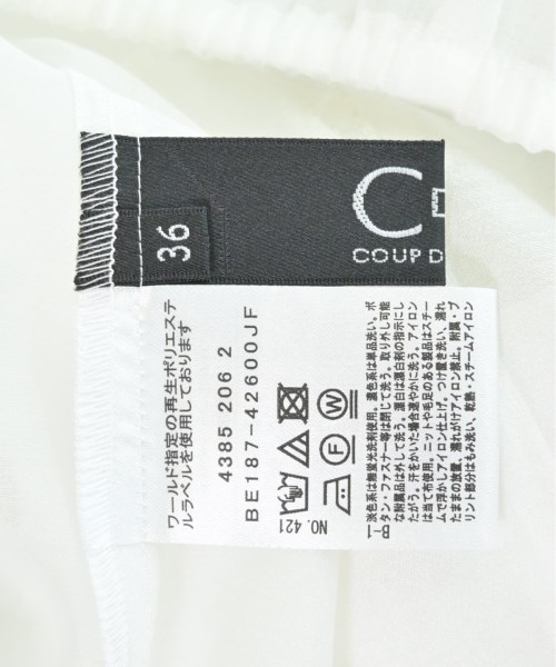 COUP DE CHANCE（クードシャンス）その他 白 サイズ:36(S位) レディース/2200698929012