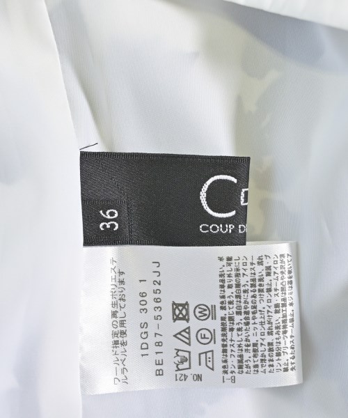 COUP DE CHANCE（クードシャンス）ワンピース 白 サイズ:36(S位) レディース/2200706637045