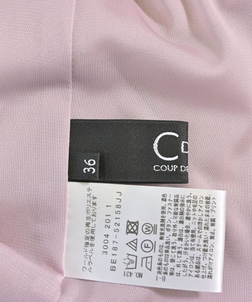 COUP DE CHANCE（クードシャンス）ワンピース ピンク サイズ:36(S位) レディース/2200706637076