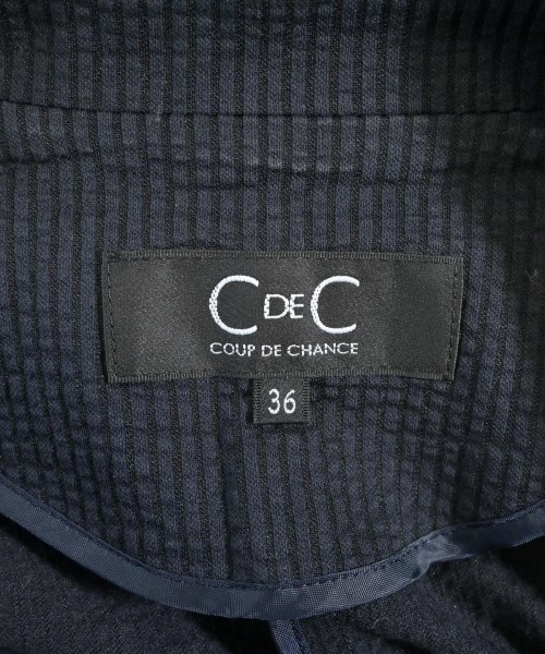 COUP DE CHANCE（クードシャンス）テーラードジャケット 紺 サイズ:36(S位) レディース/2200662123194