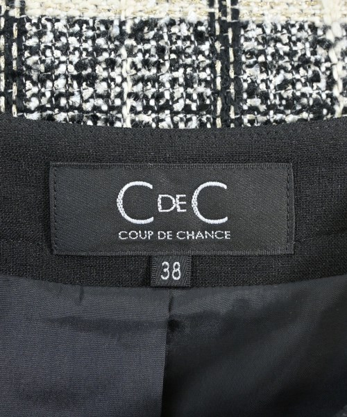 COUP DE CHANCE（クードシャンス）ノーカラージャケット 黒 サイズ:38(M位) レディース/2200662123200