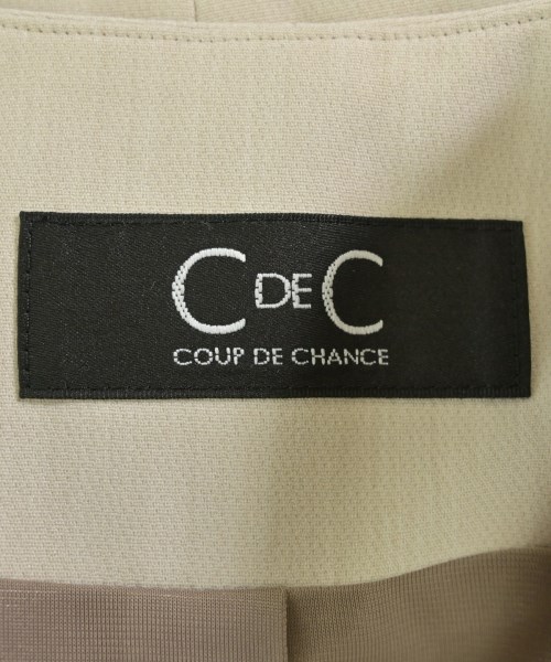 COUP DE CHANCE（クードシャンス）ノーカラージャケット ベージュ サイズ:38(M位) レディース/2200662123217