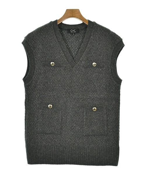 COUP DE CHANCE(クードシャンス)ベスト グレー サイズ:38(M位)/2200667282018