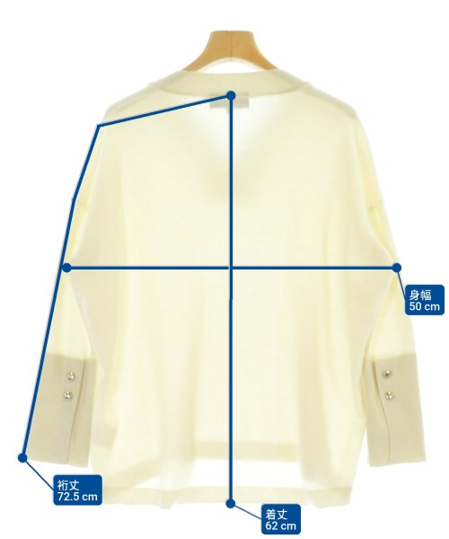 COUP DE CHANCE（クードシャンス）ニット・セーター 白 サイズ:34(XS位) レディース/2200660812106