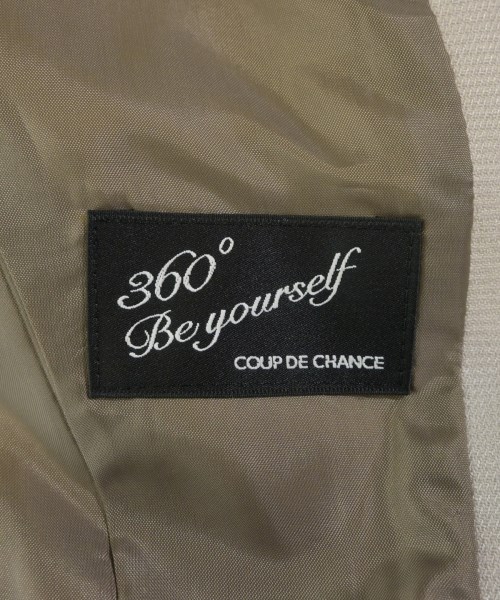 COUP DE CHANCE（クードシャンス）ノーカラージャケット ベージュ サイズ:38(M位) レディース/2200734029010