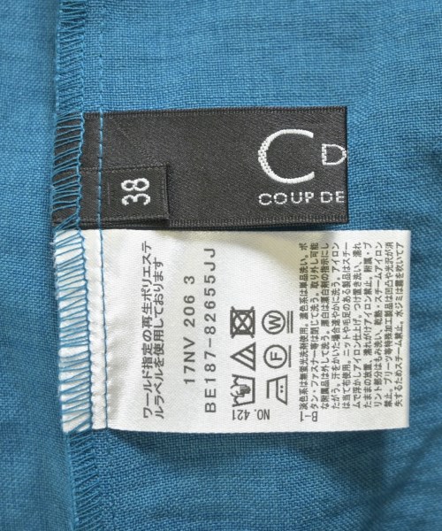 COUP DE CHANCE（クードシャンス）ブラウス 青 サイズ:38(M位) レディース/2200722537060