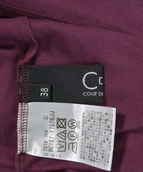 COUP DE CHANCE（クードシャンス）Tシャツ・カットソー 赤 サイズ:38(M位) レディース/2200681060067