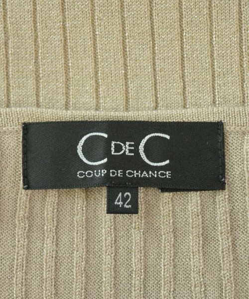 COUP DE CHANCE（クードシャンス）ニット・セーター ベージュ サイズ:42(L位) レディース/2200684119113