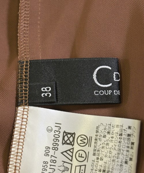 COUP DE CHANCE（クードシャンス）ブラウス 茶 サイズ:38(M位) レディース/2200688322069