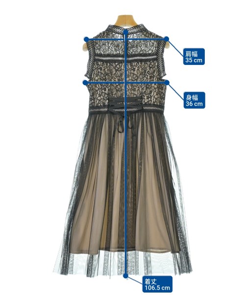 INTERPLANET（インタープラネット）ワンピース 黒 サイズ:F レディース/2200679473053