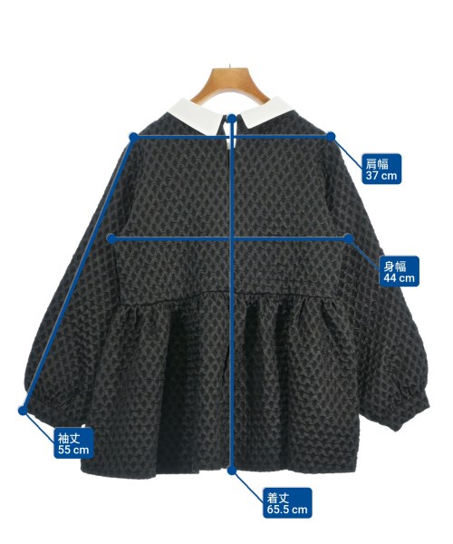 INTERPLANET（インタープラネット）カジュアルシャツ 黒 サイズ:F レディース/2200665996054