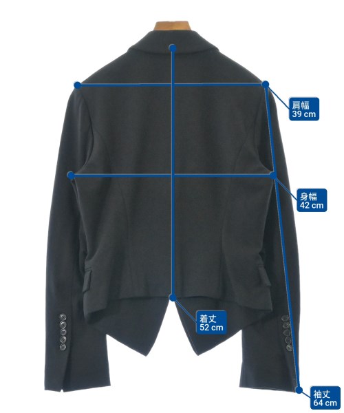 BCBG MAXAZRIA（ビーシービージーマックスアズリア）カジュアルジャケット 黒 サイズ:S レディース/2200668802062