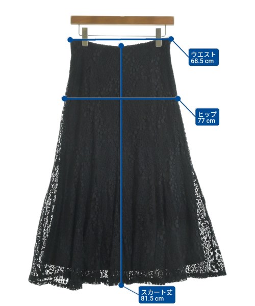 ROPE Picnic（ロペ　ピクニック）ロング・マキシ丈スカート 黒 サイズ:40(M位) レディース/2200630747056