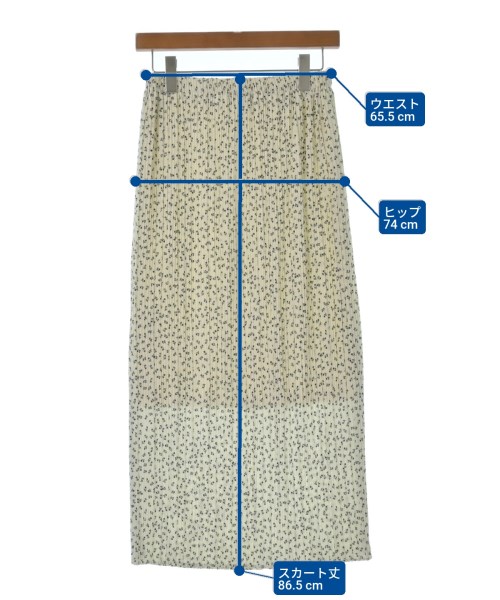 ROPE Picnic（ロペ　ピクニック）ロング・マキシ丈スカート 白 サイズ:38(M位) レディース/2200615569123