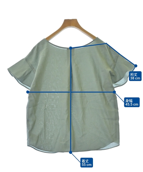 ROPE Picnic（ロペ　ピクニック）ブラウス 緑 サイズ:38(M位) レディース/2200622201061