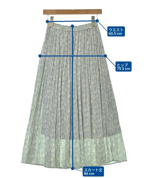 ROPE Picnic（ロペ　ピクニック）ロング・マキシ丈スカート 青 サイズ:38(M位) レディース/2200636971035