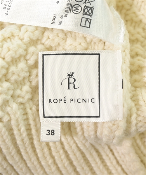 ROPE Picnic（ロペ　ピクニック）ニット・セーター 白 サイズ:38(M位) レディース/2200632668014