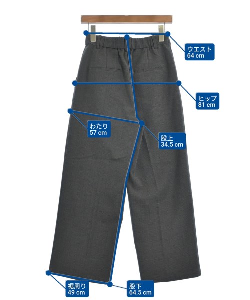 ROPE Picnic（ロペ　ピクニック）スラックス グレー サイズ:S レディース/2200620390057