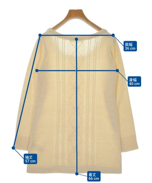 ROPE Picnic（ロペ　ピクニック）ニット・セーター 白 サイズ:38(M位) レディース/2200637490030