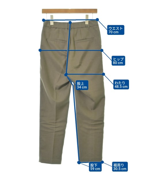 ROPE Picnic（ロペ　ピクニック）スラックス 茶 サイズ:36(S位) レディース/2200642230010